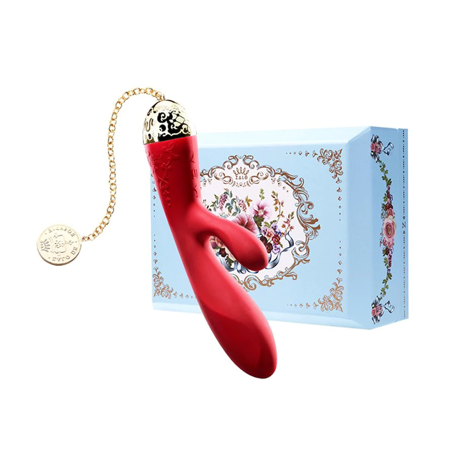 ZALO_Rosalie_Rabbit_Vibrator_Red_02
